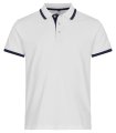 Heren Poloshirt Clique Austin 028272 wit